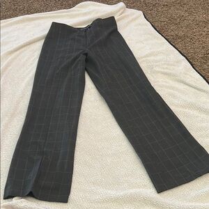 Fabrizio Gianni Black Checkered Women's Pants